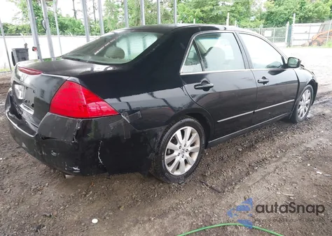 2007 Honda Accord 3.0 Se из США, поврежденный, VIN 1HGCM66427A080387
